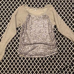 Sequin sweatshirt